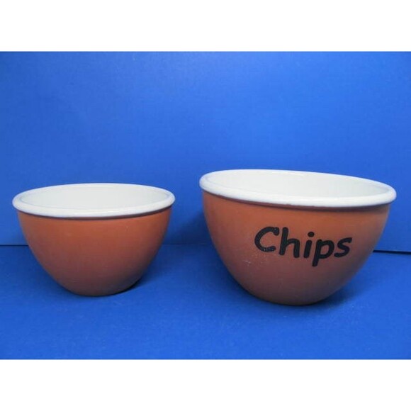 Val Do Sol Portugal Nesting Bowls Set of 2 Chips & Dip - Picture 8 of 12